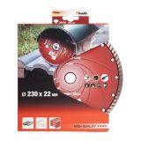 DIAMANTNA REZALNA PLOŠČA KWB 230X22X7X2.8 MM MARMOR, BETON, KERAMIKA