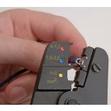 KLEŠČE ZA PRIKLJUČKE UNIOR 240/0.5-6 MM PVC ROČAJ ART. 428/4