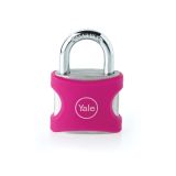 CILINDRIČNA OBEŠANKA YALE 25 MM PINK ESSENTIAL ALU ZAV=1 KOS