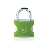 CILINDRIČNA OBEŠANKA YALE 25 MM ZELENA ESSENTIAL ALU ZAV=1 KOS