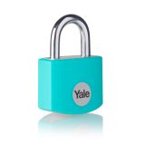 CILINDRIČNA OBEŠANKA 25 MM, ALU-TURKIZNA, YALE STANDARD S3 KLJUČI