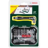 GRT VIJAČNIH NASTAVKOV BOSCH 26-DELNI KOMPLET VIJAČNIH NASTAVKOV Z RAGLJO