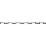 VERIGA DÖRNER + HELMER 2.5X29X15MM JEKLENA ČRNA OKRASNA ZAV=2.5M