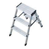 PROSTOSTOJEČA LESTEV KRAUSE MONTO DOPPLO 2X3 STOPNIC 0.65M DELOVNA VIŠINA 2.2M