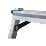 PROSTOSTOJEČA LESTEV KRAUSE MONTO DOPPLO 2X3 STOPNIC 0.65M DELOVNA VIŠINA 2.2M