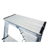 PROSTOSTOJEČA LESTEV KRAUSE MONTO DOPPLO 2X3 STOPNIC 0.65M DELOVNA VIŠINA 2.2M