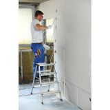 PROSTOSTOJEČA LESTEV KRAUSE MONTO DOPPLO 2X4 STOPNIC 0.85M DELOVNA VIŠINA 2.4M