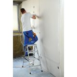 PROSTOSTOJEČA LESTEV KRAUSE MONTO DOPPLO 2X4 STOPNIC 0.85M DELOVNA VIŠINA 2.4M