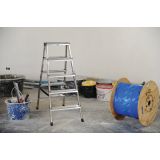 PROSTOSTOJEČA LESTEV KRAUSE MONTO DOPPLO 2X5 STOPNIC 1.05M DELOVNA VIŠINA 2.65M