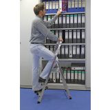 PROSTOSTOJEČA LESTEV KRAUSE CORDA 3 STOPNIČNA 1.2M - DELOVNA VIŠINA 2.6M