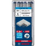 30-DELNI KOMPLET UDARNIH SVEDROV EXPERT SDS PLUS-7X, 6 X 50 X 115 MM