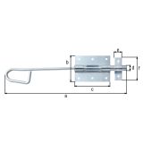 PREČNI ZAPAH ALBERTS 300X14 MM