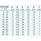 OBJEMKA FE-GO 32-50/9 MM KALE W2 50 KOS
