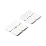 DRSNIK HETTICH DIY,SAMOLEPLJIV 35X35X4,5 MM, BEL, V ZAVOJU JE 8 KOS