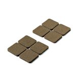 DRSNIK HETTICH DIY,SAMOLEPLJIV 35X35X4,5 MM, RJAV, V ZAVOJU JE 8 KOS