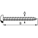 VIJAK CILINDRIČNA GLAVA 3.0X16 A2F PZ1 FT V ZAVITKU JE 50 KOS