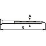 ŽIČNIK OKRASNI 3.5X45 V ZAVITKU JE 9 KOS