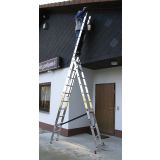TRODELNA LESTEV KRAUSE CORDA 3X11 STOPNIC 3.1M DELOVNA VIŠINA 7.3M