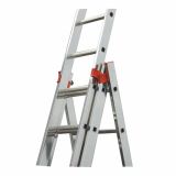 ALU TRODELNA LESTEV KRAUSE 3X14 STOPNIC, VEČNAMENSKA 4.10 M/10.25 M/7.20 M