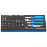 NASADNI KLJUČI 6,35MM 1/4 UNIOR 4-13 MM 45 DELNA V SOS ART. 964/5S12SOS