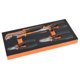 GARNITURA ORODJA TACTIX 4 DELNA KLEŠČE V VLOŽKU