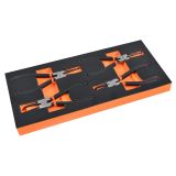 GARNITURA ORODJA TACTIX 4 DELNA KLEŠČE V VLOŽKU