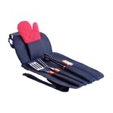 PRIBOR ZA ŽAR BIVA 4-DELNI S PREDPASNIKOM IN ROKAVICO