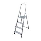 PROSTOSTOJEČA LESTEV KRAUSE CORDA 4 STOPNIČNA 1.4M - DELOVNA VIŠINA 2.8M