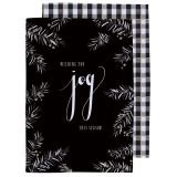 KUHINJSKA KRPA SIRETESSILE 45X65 CM 2/1 ČRNA/RDEČA/BELA