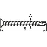 SAMOVREZNI VIJAK DIN 7504P 4.2X22 A2F PH2 V ZAVITKU JE 25 KOS