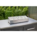 5 DELNA POSODA COZZE ZA PIZZA NADEVE S POKROVI  (90325)