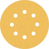 5-DELNI KOMPLET BRUSNIH PAPIRJEV Z 8 LUKNJAMI EXPERT C470 ZA EKSCENTRIČNE BRUSILNIKE, 125 MM, G 120