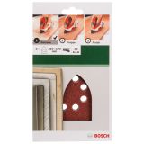 DELTA/VEČNAM BRUSNI LIST BOSCH 5-DELNI SET C430 RDEČ 100X171 MM K60 8 LUKENJ