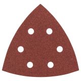 DELTA/VEČNAM BRUSNI LIST BOSCH 5-DELNI SET C430 RDEČ 105 MM K120 6 LUKENJ