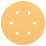 SAMOPRITRILNI BRUSNI DISK BOSCH 5-DELNI SET C470 RUMEN 150MM K320 6 LUKENJ