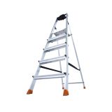 PROSTOSTOJEČA LESTEV KRAUSE MONTO SEPURO 1X5 STOPNIC 1.65M DELOVNA VIŠINA 3.05M