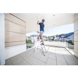 PROSTOSTOJEČA LESTEV KRAUSE MONTO SEPURO 1X5 STOPNIC 1.65M DELOVNA VIŠINA 3.05M