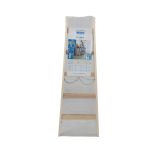 PROSTOSTOJEČA LESTEV KRAUSE STABILO 2X5 STOPNIC LESENA 1.4M