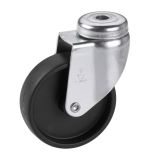 KOLO Z GIBLJIVO VILICO DÖRNER + HELMER 50X19MM IZVRTINA 10.2 MM PVC KOLO