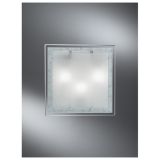 KLASIČNA PLAFONJERA ALPCOM 5744 DEKOR BELA