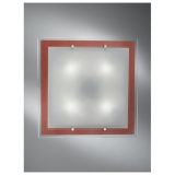 KLASIČNA PLAFONJERA ALPCOM 5746 RDEČA