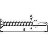SAMOVREZNI VIJAK DIN 7504O 5.5X45 A2F PH3 V ZAVITKU JE 4 KOS