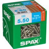 VIJAK ZA TERASO SPAX 5X50 A2 V ZAVITKU 150 KOS