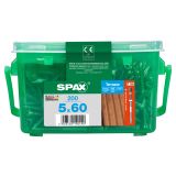 VIJAK ZA TERASO SPAX 5X60 A2 V ZAVITKU 200 KOS