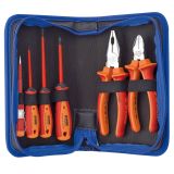 ORODJE ZA ELEKTRIKARJE UNIOR 6 DELNA TBI V TORBICI ART. 906VDEBI