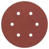 SAMOPRITRILNI BRUSNI DISK BOSCH 6-DELNI SET C430 RDEČ 150MM K60/120/240 6LUKENJ