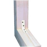 KOTNIK ALBERTS 60X60X16 MM BELE BARVE ZA STOLE