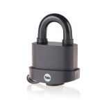 CILINDRIČNA OBEŠANKA 61MM YALE HIGH SECURITY, ODPORNOST PROTI KOROZIJI, 1 KOS S 3 KLJUČI, EN 12320:2012 - VARNOSTNI RAZRED 2