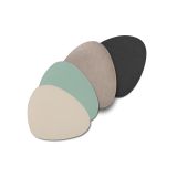 PODSTAVEK ZELLER PRESENT 6/1 UMETNO USNJE, RJAV