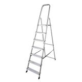 PROSTOSTOJEČA LESTEV KRAUSE CORDA 7 STOPNIČNA 2.05M - DELOVNA VIŠINA 3.4M